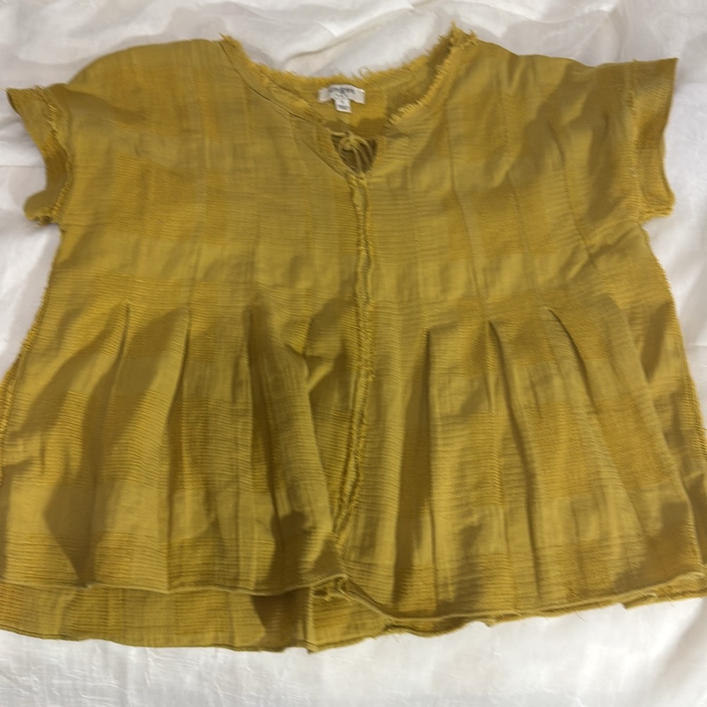 Umgee Mustard Color Top